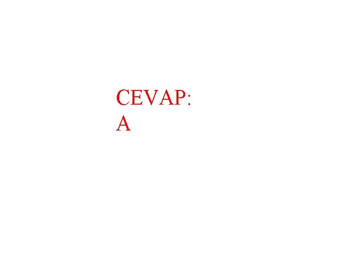CEVAP: A 