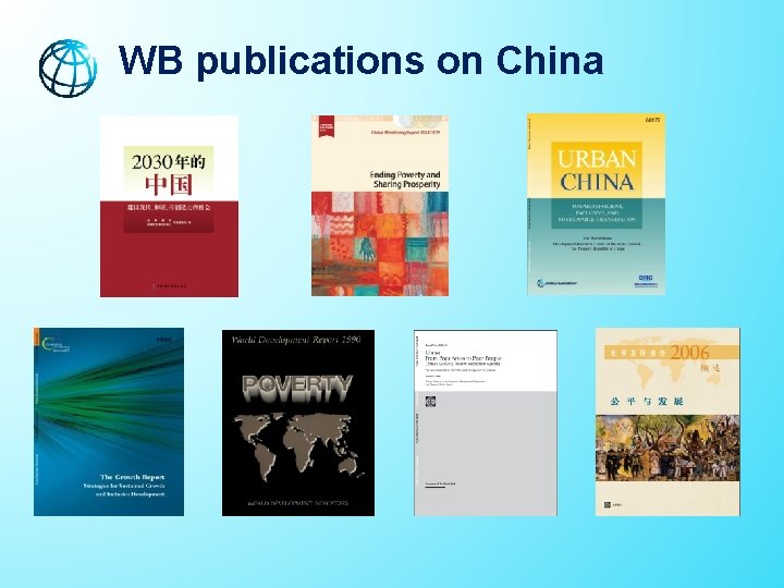 WB publications on China WB publications on China