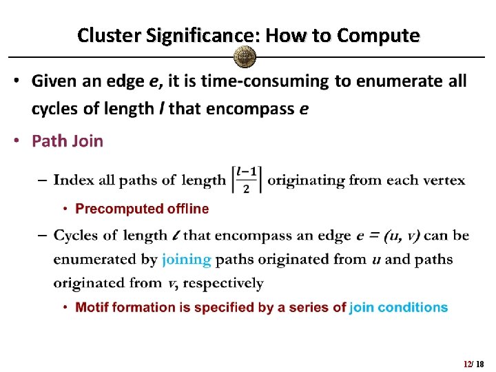 Cluster Significance: How to Compute • 12/ 18 