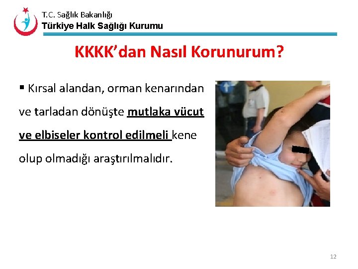 T. C. Sağlık Bakanlığı Türkiye Halk Sağlığı Kurumu KKKK’dan Nasıl Korunurum? § Kırsal alandan,