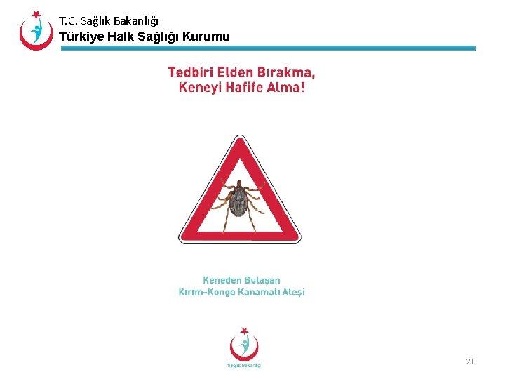 T. C. Sağlık Bakanlığı Türkiye Halk Sağlığı Kurumu 21 