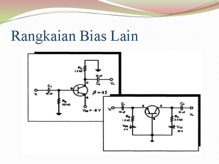 Rangkaian Bias Lain 