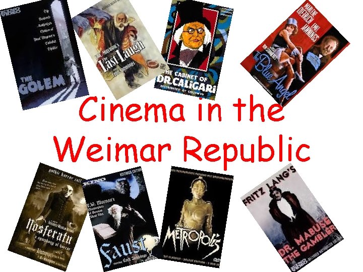 Cinema in the Weimar Republic 