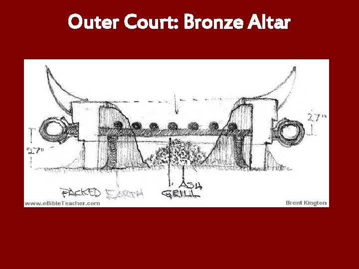 Outer Court: Bronze Altar 