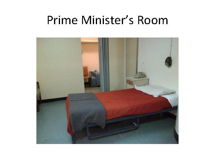 Prime Minister’s Room 