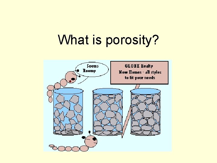 What is porosity? 