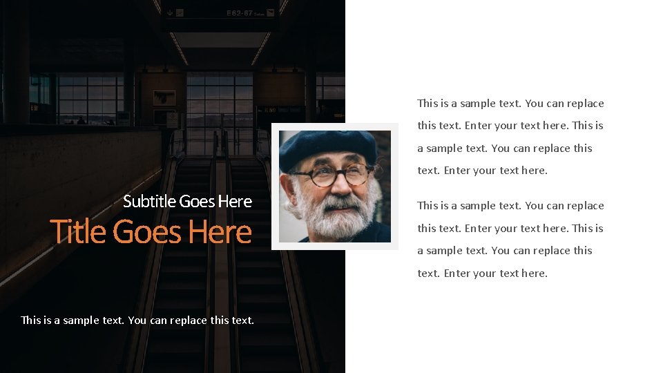 This is a sample text. You can replace this text. Enter your text here. This is a sample text. You can replace this text. Enter your text here.