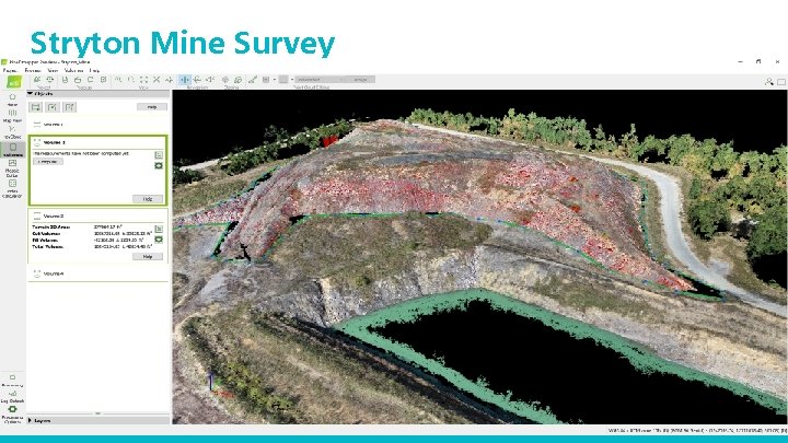 Stryton Mine Survey Video Mosiac Volume Stryton Mine Survey Video Mosiac Volume