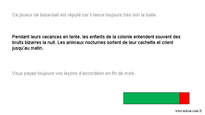 Ce joueur de base-ball est réputé car il lance toujours très loin la balle. Ce joueur de base-ball est réputé car il lance toujours très loin la balle.