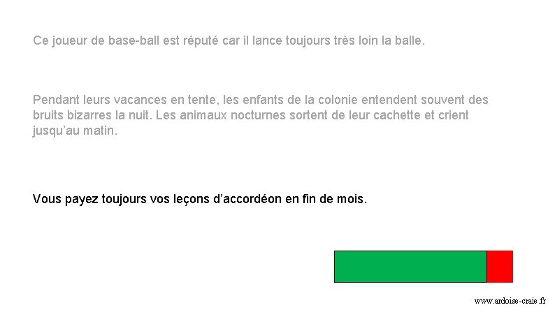 Ce joueur de base-ball est réputé car il lance toujours très loin la balle. Ce joueur de base-ball est réputé car il lance toujours très loin la balle.