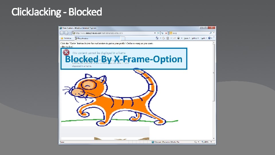 Blocked By X-Frame-Option 