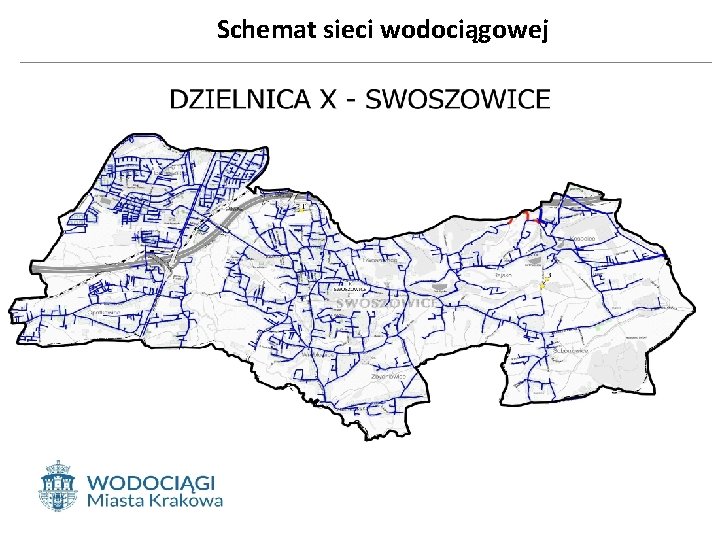 Schemat sieci wodociągowej 