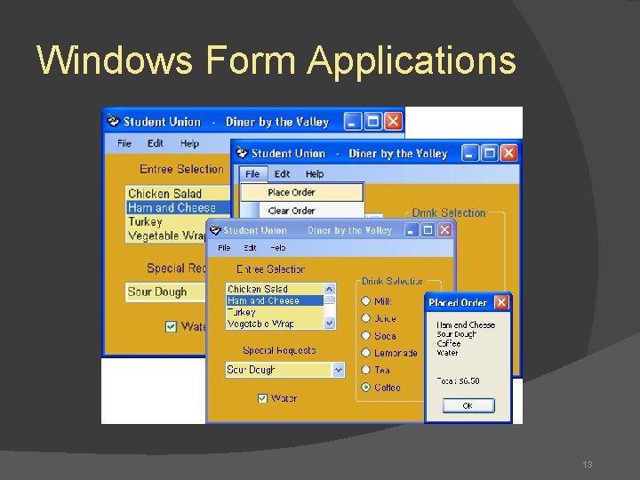 Windows Form Applications 13 