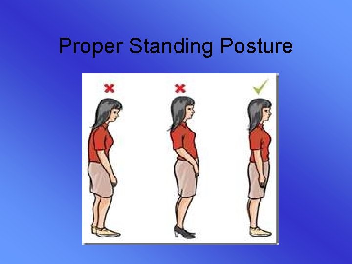 Proper Standing Posture 