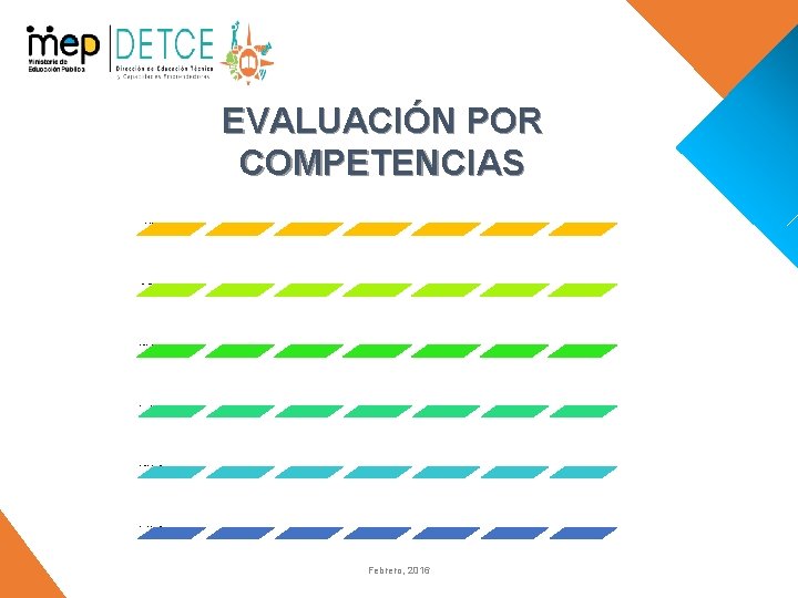 EVALUACIÓN POR COMPETENCIAS Está centrada en resultados La evaluación es individualizada. No se utiliza