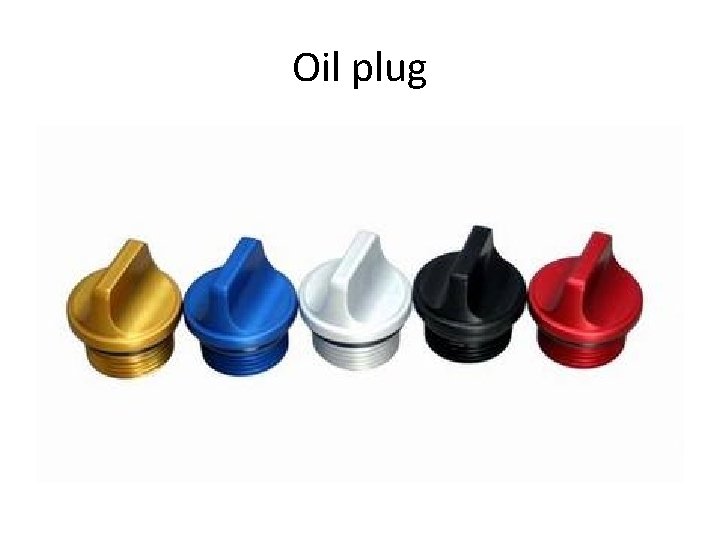 Oil plug 