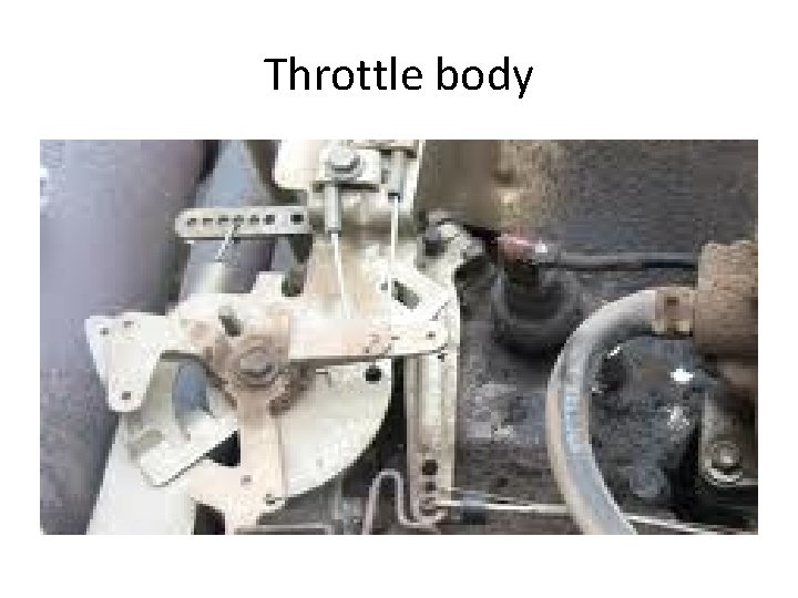 Throttle body 