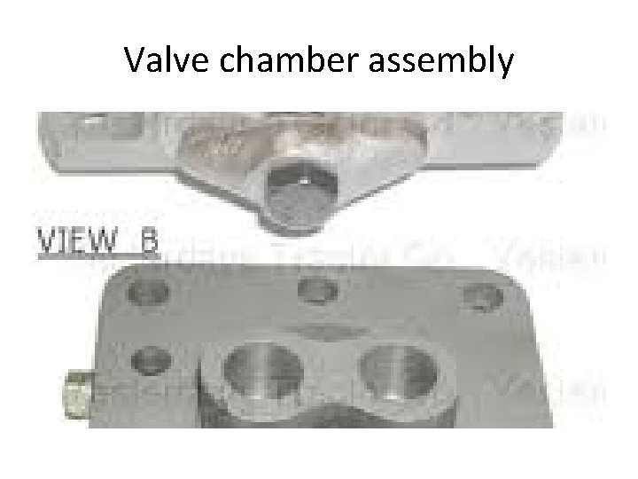 Valve chamber assembly 