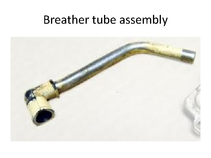 Breather tube assembly 