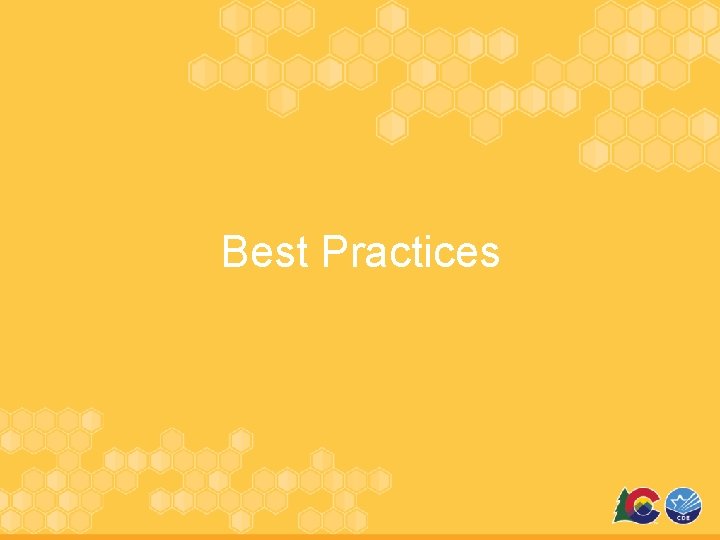 Best Practices 