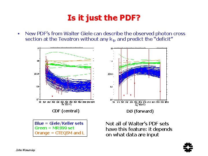 Is it just the PDF? • New PDF’s from Walter Giele can describe the