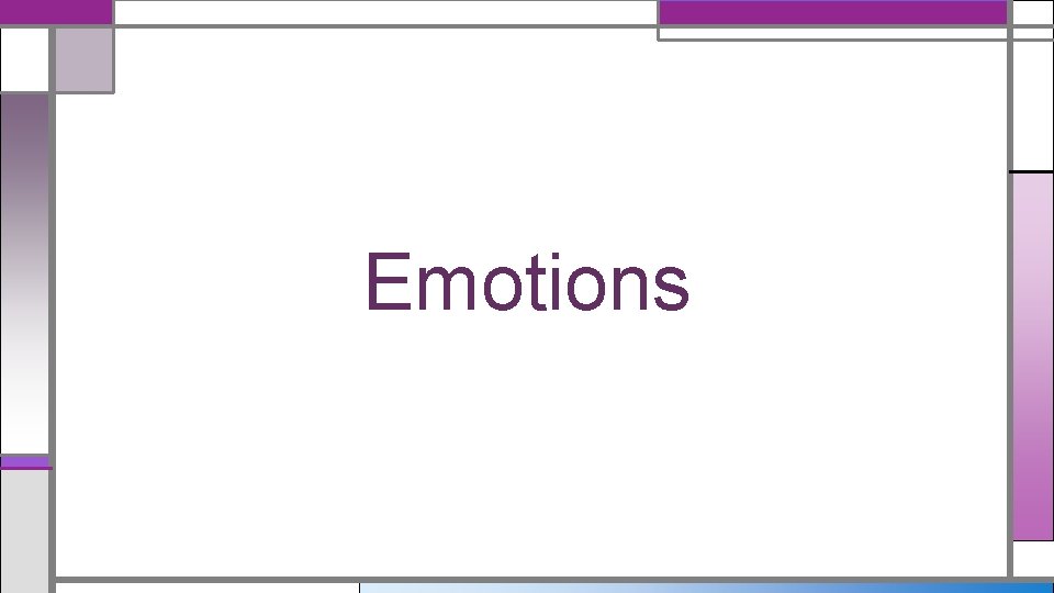 Emotions 