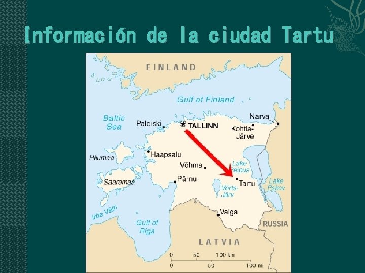 Información de la ciudad Tartu 