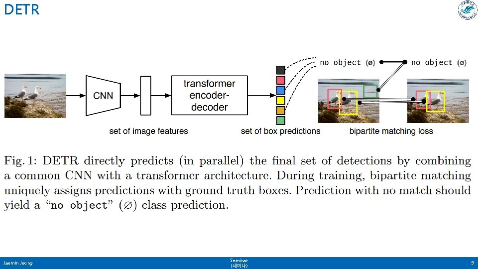 DETR Jaemin Jeong Seminar (세미나) 9 