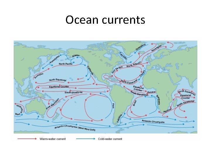 Ocean currents 