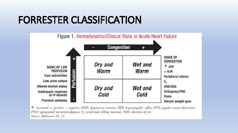 FORRESTER CLASSIFICATION 