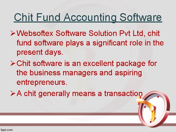 Chit Fund Accounting Software Ø Websoftex Software Solution Pvt Ltd, chit fund software plays