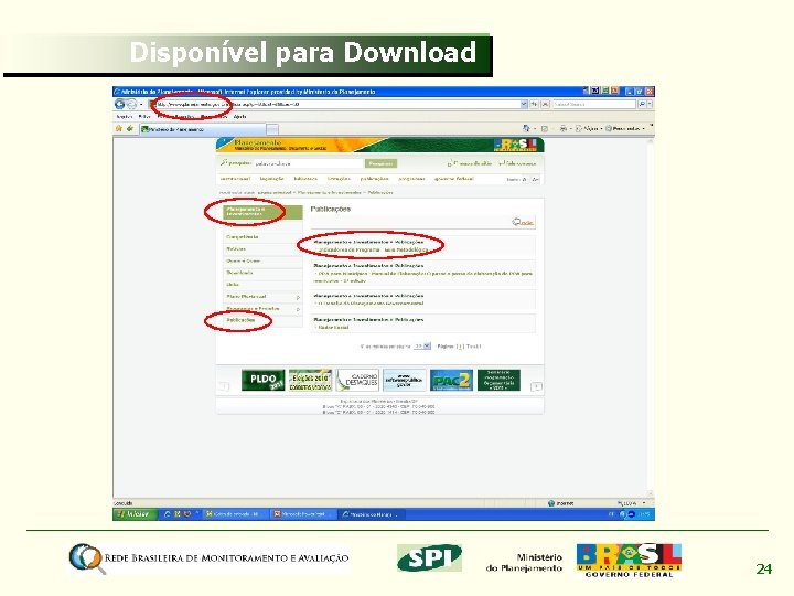 Disponível para Download 24 