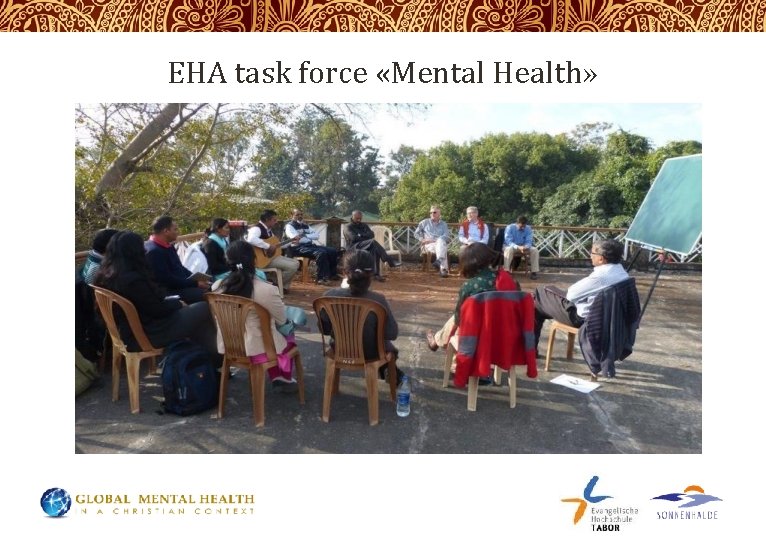 EHA task force «Mental Health» 