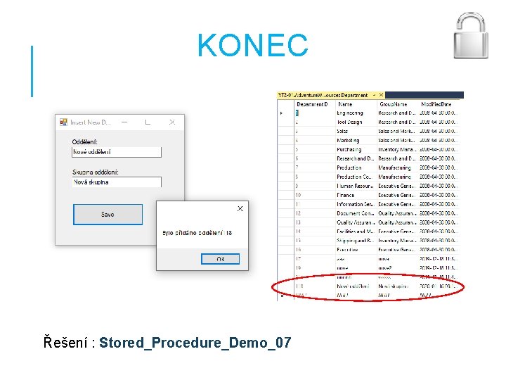 KONEC Řešení : Stored_Procedure_Demo_07 