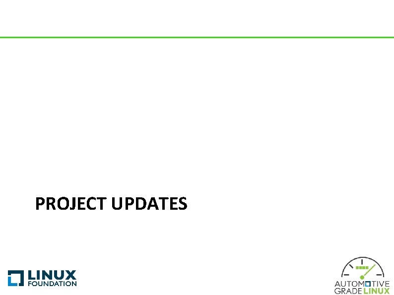 PROJECT UPDATES 