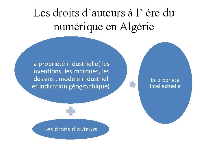 Les droits d’auteurs à l’ ère du numérique en Algérie la propriété industrielle( les