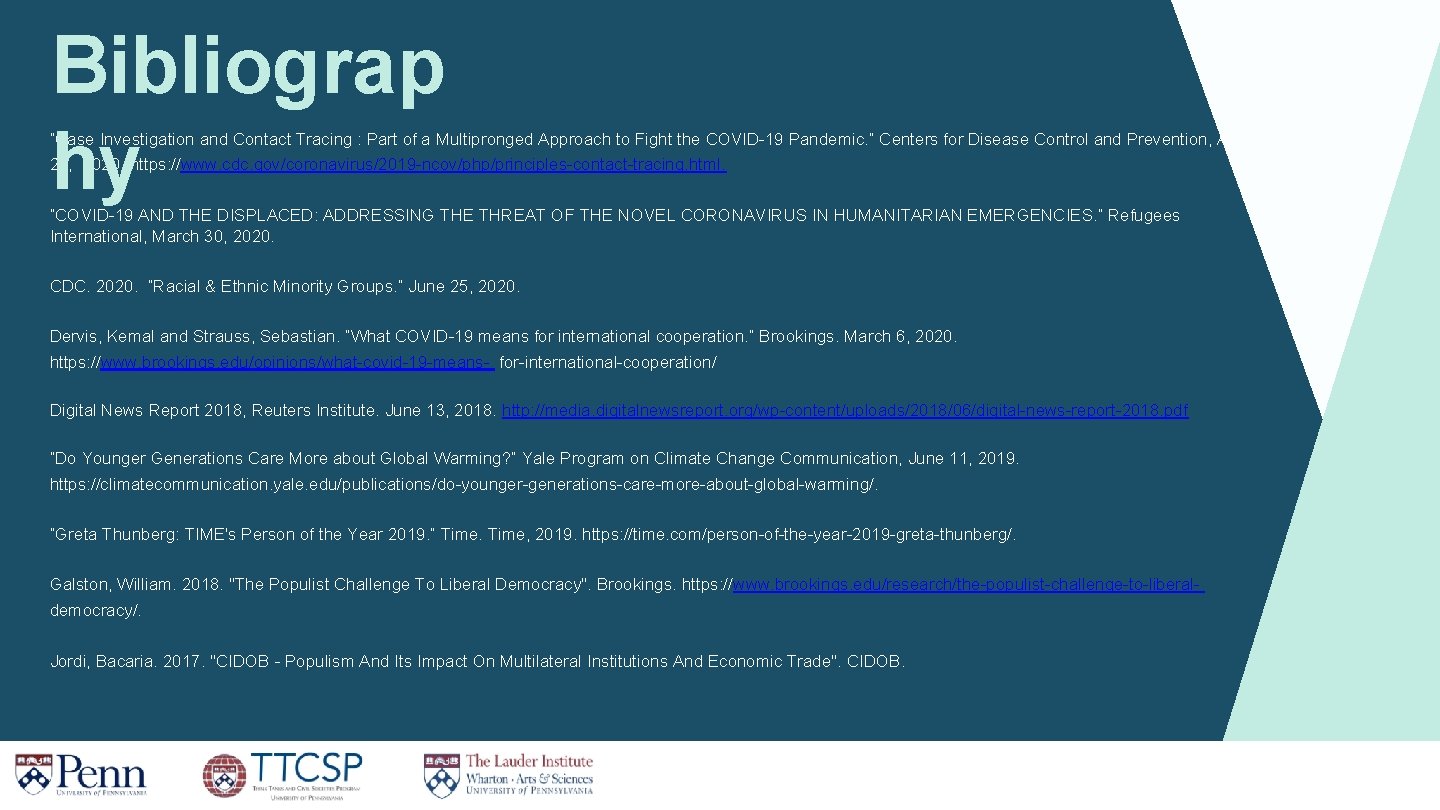 Bibliograp hy “Case Investigation and Contact Tracing : Part of a Multipronged Approach to Bibliograp hy “Case Investigation and Contact Tracing : Part of a Multipronged Approach to