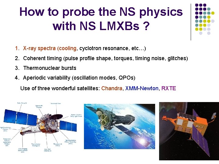 How to probe the NS physics with NS LMXBs ? 1. X-ray spectra (cooling,