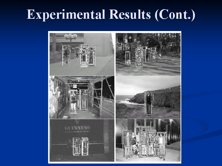 Experimental Results (Cont. ) 