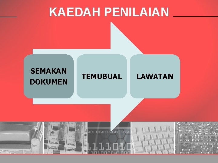 KAEDAH PENILAIAN SEMAKAN DOKUMEN TEMUBUAL LAWATAN 