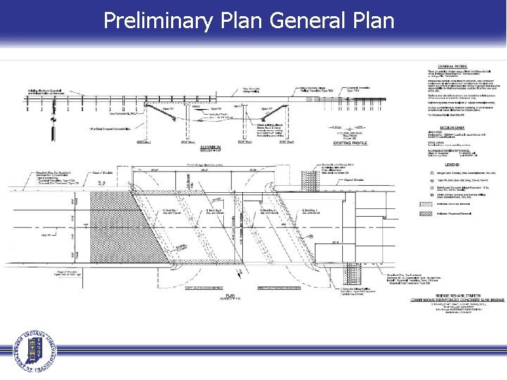 Preliminary Plan General Plan 