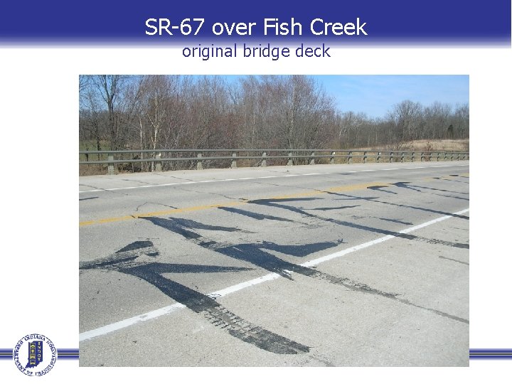 SR-67 over Fish Creek original bridge deck 