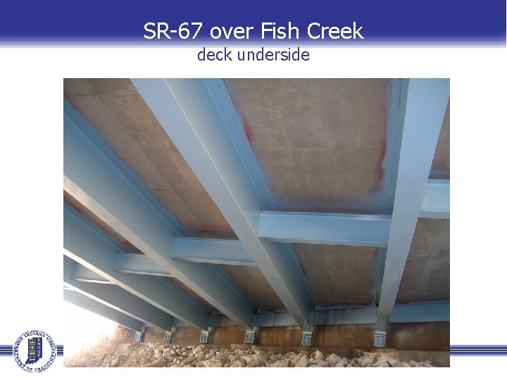 SR-67 over Fish Creek deck underside 