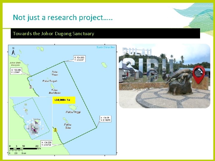 Not just a research project…. . Towards the Johor Dugong Sanctuary 150, 000+ ha