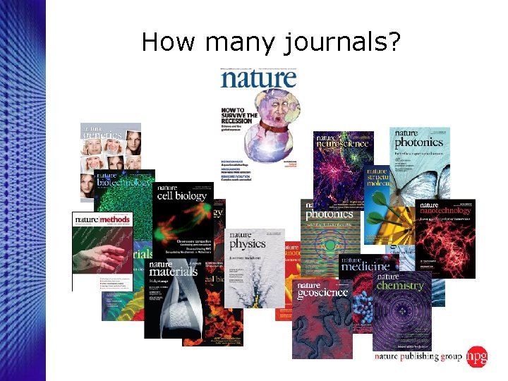 How many journals? 