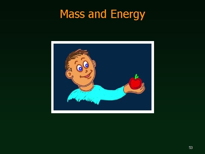 Mass and Energy 53 