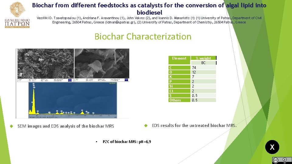 Biochar from different feedstocks as catalysts for the conversion of algal lipid into biodiesel