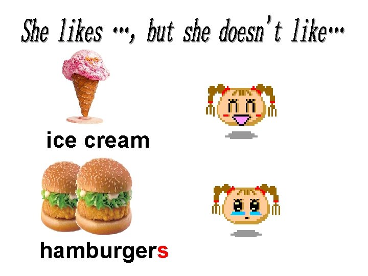 ice cream hamburgers 