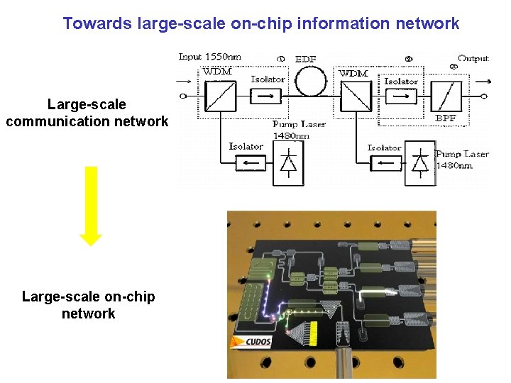 Towards large-scale on-chip information network Large-scale communication network Large-scale on-chip network 
