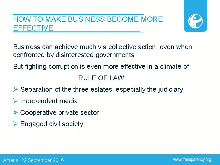 HOW TO MAKE BUSINESS BECOME MORE EFFECTIVE Business can achieve much via collective action,